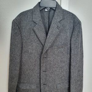 New THE KOOPLES men Gray Patterned Wool Jacket size M